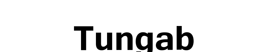 Tunga Bold Font Download Free
